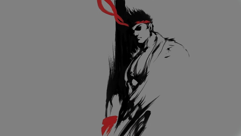 1080P, street, grey, gray, video games, fighter, ryu, hd