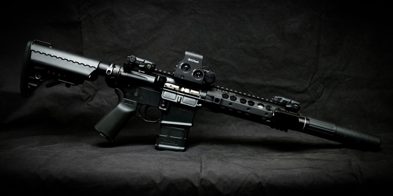 AR-15, assault rifle, black rifle, 2K