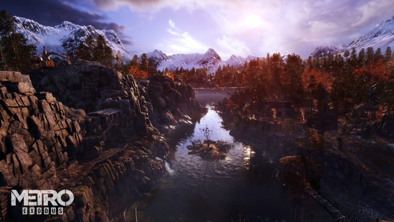 morning, 1080P, forest, nature, video games, Metro Exodus, Russia, digital art, landscape, post apocalypse, in-game