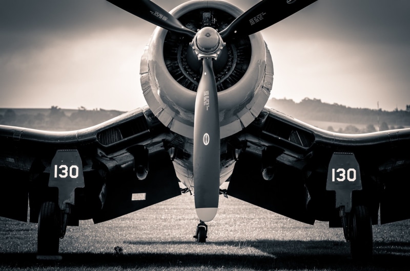 airplane, sky, Corsair, transportation, nature, air vehicle, close-up, cloud - sky, Vought, white, aerospace industry, World War II, day, travel, architecture