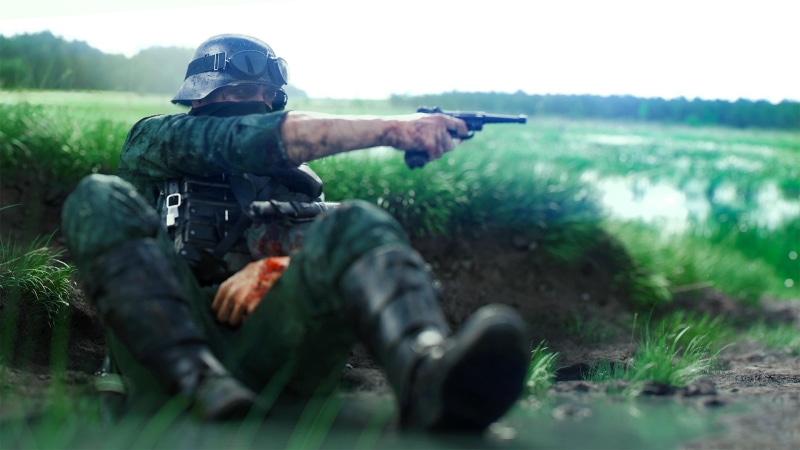 German Army, Battlefield V, combat, 1080P, World War II, Luger P08