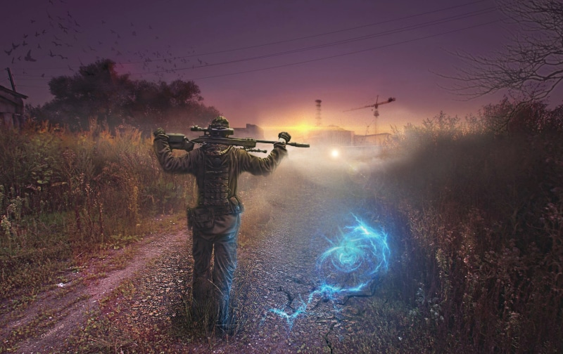 Stalker, anomaly, sniper, Art, Chernobyl, 2K