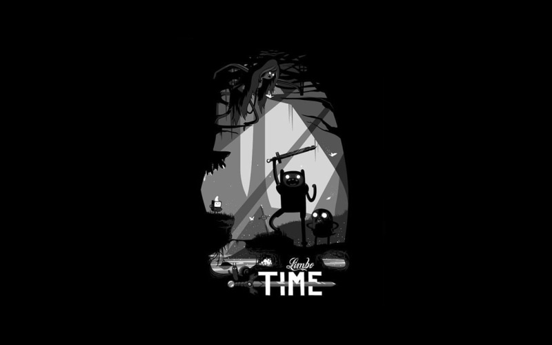 nightlife, 720P, time, electric lamp, illustration, domestic room, close-up, dark, night, Adventure Time, black background, real people, lighting equipment