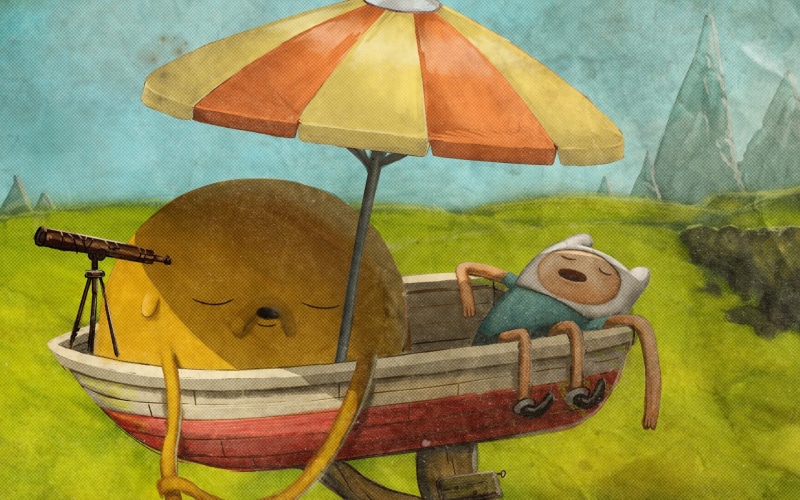 yellow, Finn the Human, still life, Jake the Dog, nature, representation, outdoors, day, art and craft, human representation, 1080P, protection, absence