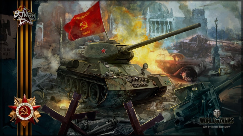military, tank, no people, aggression, architecture, conflict, World of Tanks, fighting, armed Forces, cannon, land Vehicle, T-34-85, weapon, digital, war