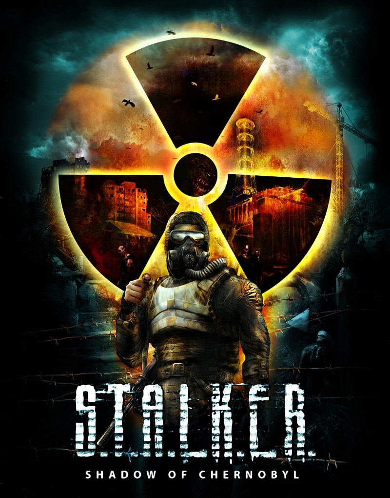 indoors, religion, S.T.A.L.K.E.R.: Shadow of Chernobyl, illuminated, male likeness, S.T.A.L.K.E.R., front view, text, number, western script, human representation
