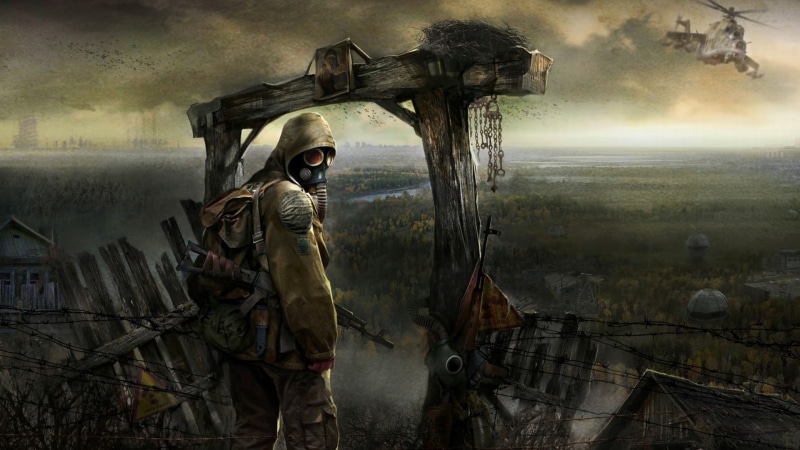 men, weapon, game, apocalyptic, nature, portrait, three quarter length, military, uniform, gun, 1080P, S.T.A.L.K.E.R.: Call of Pripyat, standing, Russia