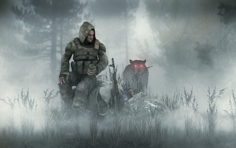 S.T.A.L.K.E.R., forest, 1080P, mist, S.T.A.L.K.E.R.: Shadow of Chernobyl