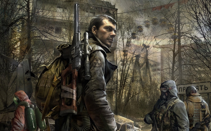 artwork, video games, the past, creativity, game, men, people, Major Alexander Degtyarev, built structure, tree, S.T.A.L.K.E.R.: Call of Pripyat, 1080P