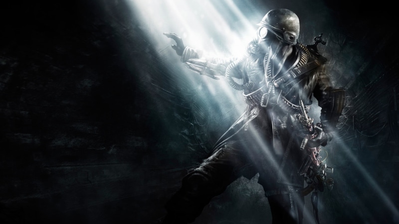 anger, 1080P, video games, Metro: Last Light, full length, gas masks, aggression, people, nature, adult, fantasy, standing, three quarter length, holding