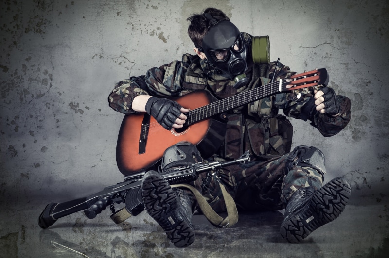 wallpaper., sitting, the remaining, government, machine gun, gun, indoors, young adult, bokeh, people, machine, equipment, live, the situation