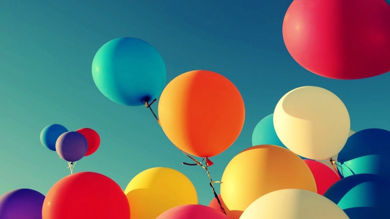 ball, orange, oxygen, game, vehicle, aircraft, colorful, design, bright, sky, life, toy, 1080P, sport, yellow, celebration, air, color, birthday, craft