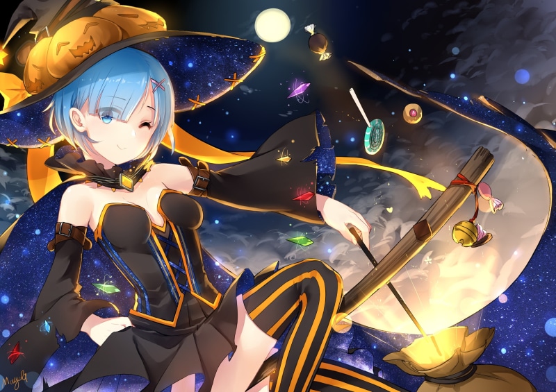 holiday, open shirt, indoors, celebration, short hair, christmas, blue eyes, focus on foreground, thigh-highs, representation, multi colored, decoration