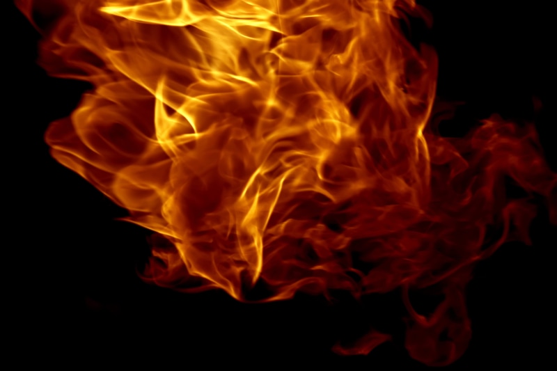 close-up, dark, fire, no people, black background, indoors, studio shot, orange color, nature, abstract, cut out, yellow, light, sign, burning, heat, hot