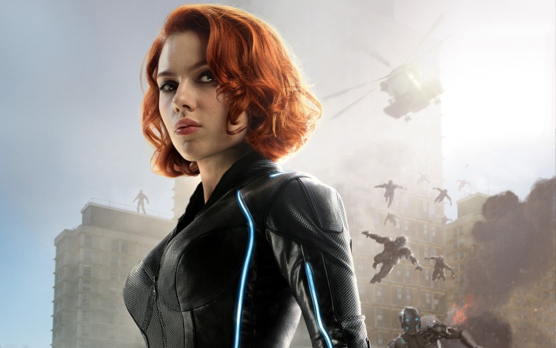 Scarlett Johansson, redhead, actress, 2K, Avengers: Age of Ultron, The Avengers, Black Widow, women