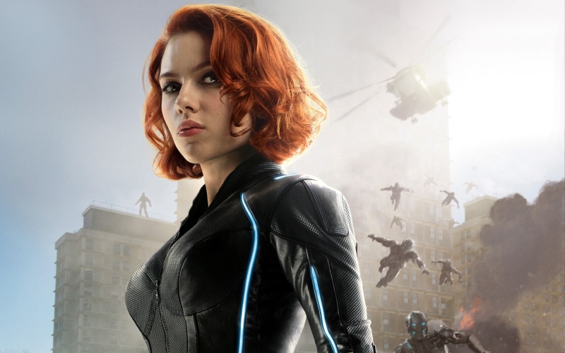 portrait, Scarlett Johansson, beauty, Avengers: Age of Ultron, casual clothing, contemplation, hairstyle, The Avengers, Black Widow, young women, women