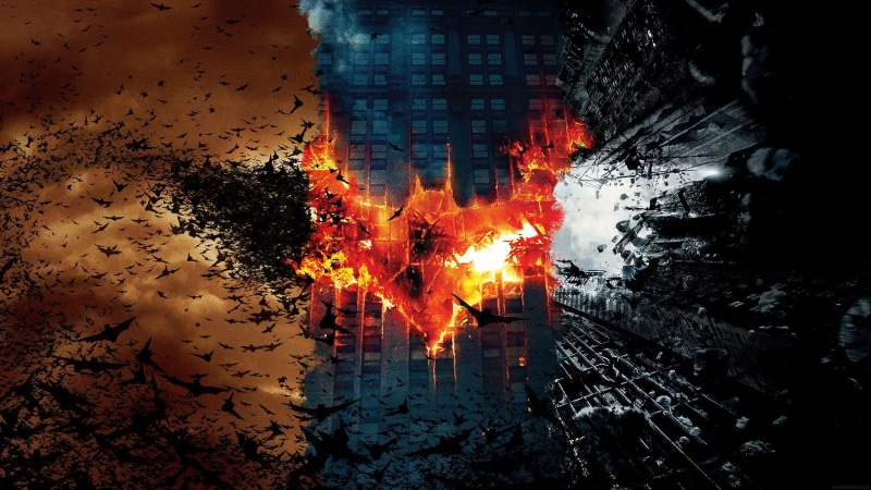 Dark Knight Trilogy, artwork, Batman, The Dark Knight, collage, Joker, 1080P, Batman Begins, movies, The Dark Knight Rises