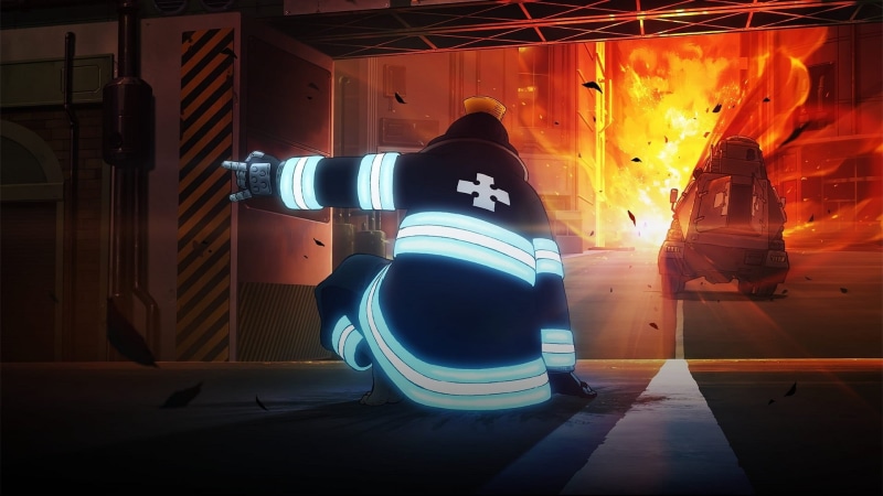1080P, anime, explosion, Fire Force, Shinra Kusakabe
