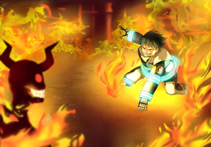 Shinra Kusakabe, 2K, Anime, Fire Force