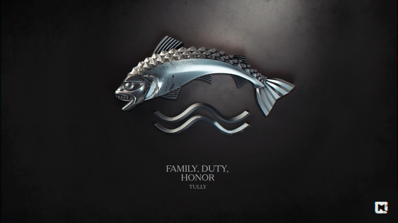 no people, abstract, retro Styled, art and craft, studio shot, communication, 1080P, close-up, silver colored, metal, illustration, thrones, House Tully
