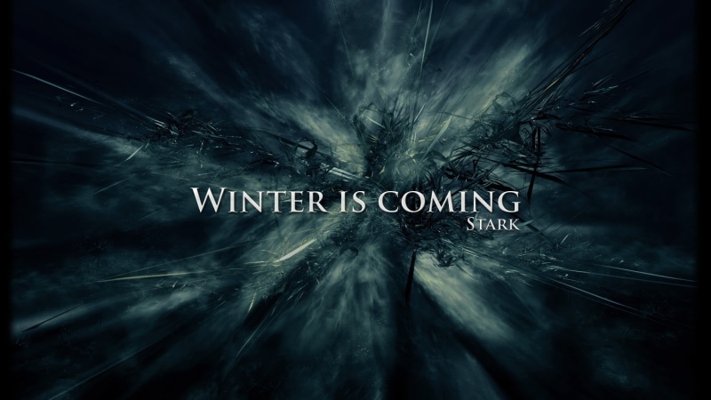 religion, Game of Thrones, western script, text, coming, abstract, people, motion, winter, A Song of Ice and Fire, celebration, Winter Is Coming, black background