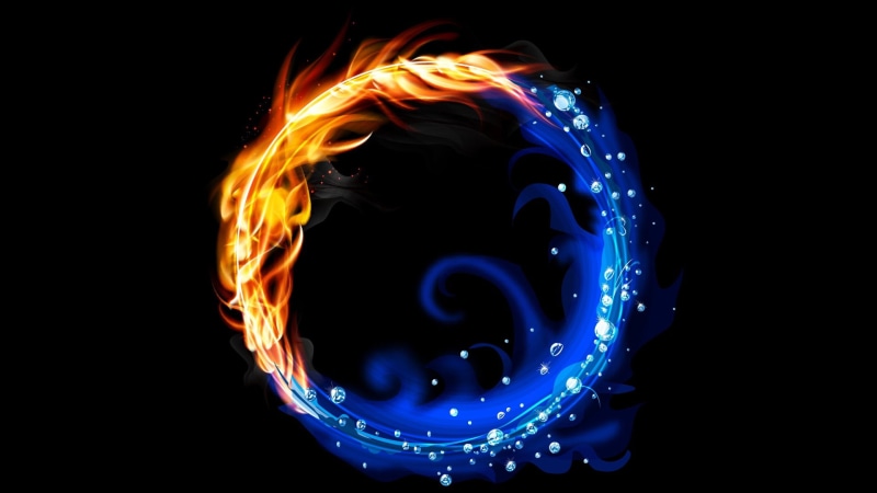 cut out, heat - temperature, night, fire, glowing, motion, close-up, blue, light - natural phenomenon, studio shot, flame, burning, pattern, fire - natural phenomenon