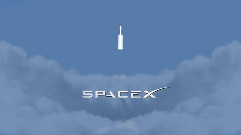 cloud - sky, 4K, SpaceX, flying, travel, accessibility, blue, spaceship, communication, directional sign, air vehicle, logo, blank, cloud computing, sky