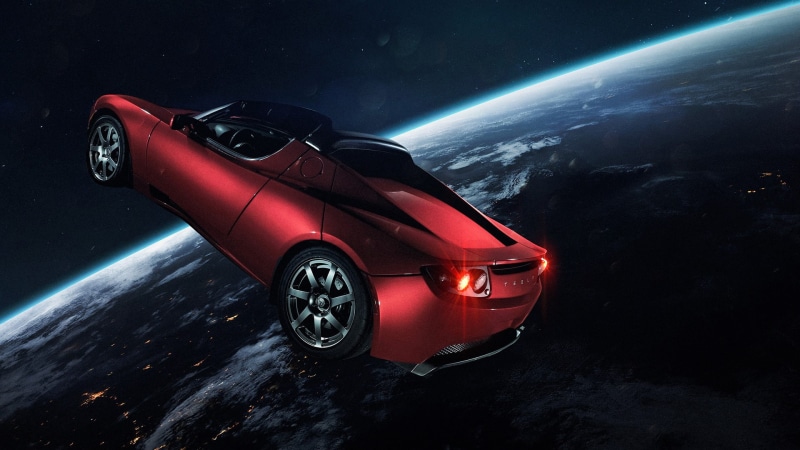 Space, Roadster, 1080P, Tesla, Musk, Elon