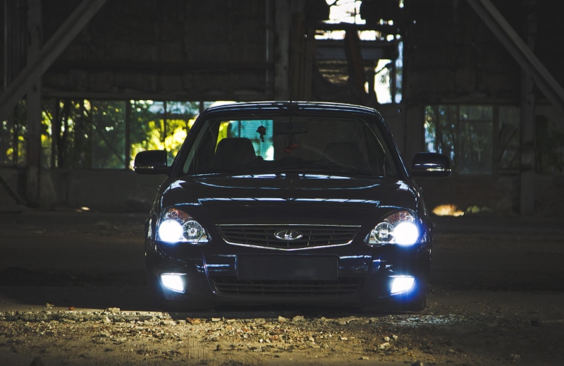 bumper, grille, Planted, headlight, mode of transportation, motor vehicle, retro Styled, VAZ, parking Lot, driving, Lights, Bucket, no People, stationary
