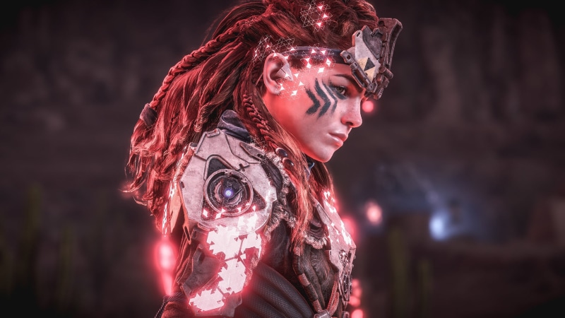 horizon zero dawn, video game art, 1080P, Playstation 4 Pro, game poster, PlayStation 4, Aloy (Horizon: Zero Dawn), video game girls
