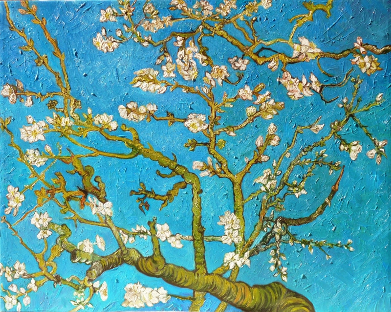 picture, paint, art, wall - Building Feature, color Image, the almond tree, material, tree, day, painting, backgrounds, close-up, branch, abstract, old