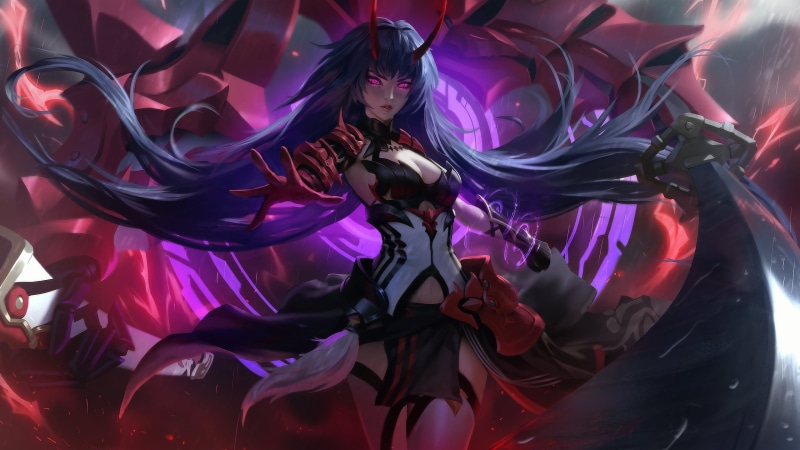 Mei (Honkai Impact), raikoart, 2K, anime, Honkai Impact 3rd, Tess(raikoart)