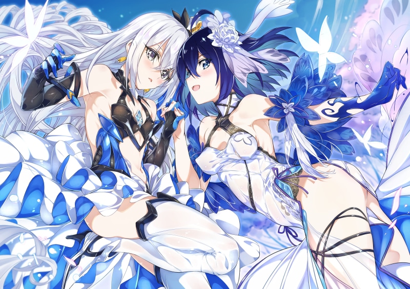 Nico0510, Seele Vollerei, 4K, anime, anime girls, Honkai Impact 3rd, Bronya Zaychik