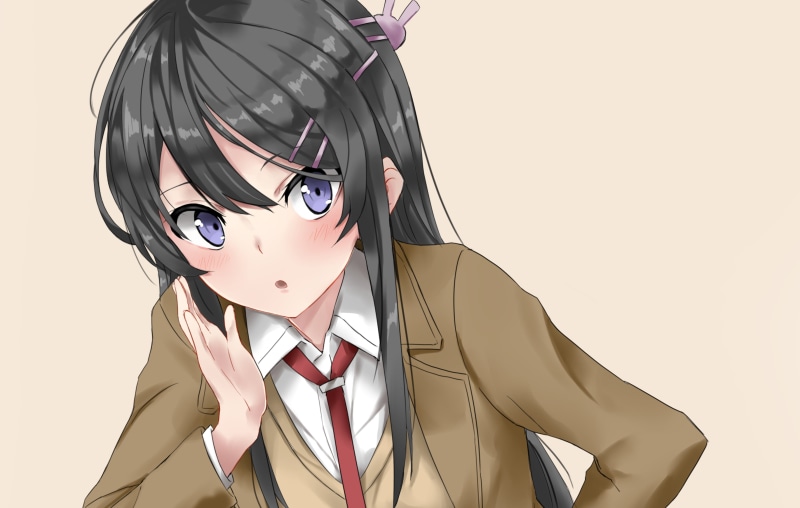 2K, Mai Sakurajima, Seishun Buta Yarou wa Bunny Girl Senpai no Yume wo Minai, Anime