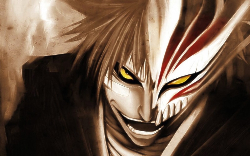 close-up, kurosaki, reflection, mask - disguise, Bleach, Kurosaki Ichigo, creativity, 720P, no people, Hollow, still life, mask, disguise, representation