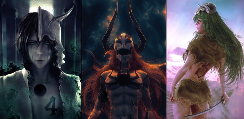 hd, x, cifer, bleach, anime, tu, ichigo, realistic, kurosaki ichigo, vastolorde, espada, ulquiorra, kurosaki, art, 2K, nelliel, odelschwanck