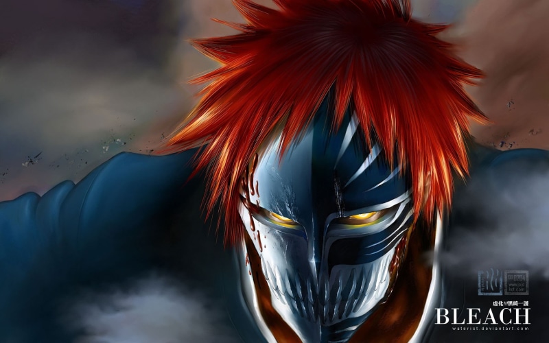 sky, Hollow, day, kurosaki, multi colored, celebration, architecture, lifestyles, mask, ichigo, redhead, close-up, Kurosaki Ichigo, water, hallow, arts culture and entertainment