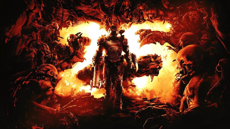 game, Doom eternal, id Software, Bethesda Softworks, 4K