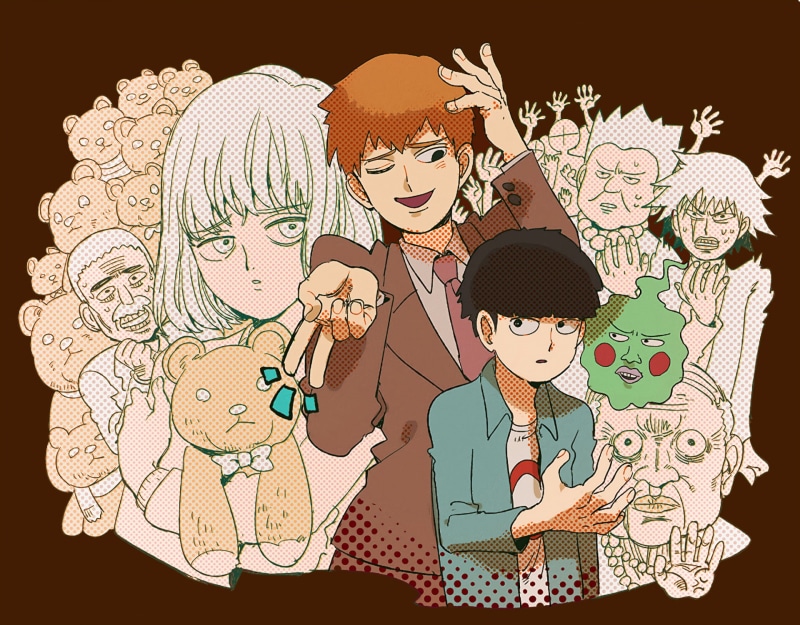 Anime, Mob Psycho 100, Shigeo Kageyama, Ekubo (Mob Psycho 100), Arataka Reigen, 1080P