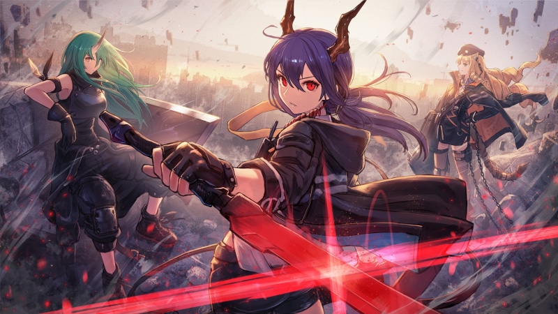 Swire (Arknights), Chen (Arknights), Kuroi Susumu, Arknights, anime, 1080P, Hoshiguma (Arknights), anime girls