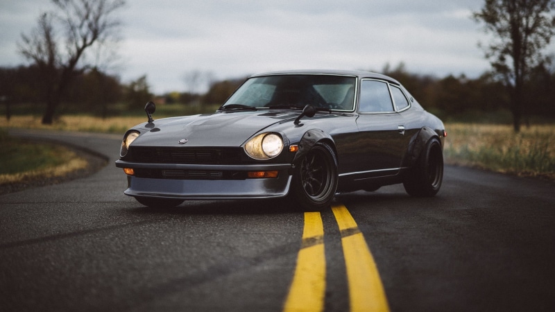 grey, status Car, domestic Car, s30, vintage Car, tuning, antique, convertible, travel, reflection, jdm, firelady, speed, sports Car, engine, mode of transportation