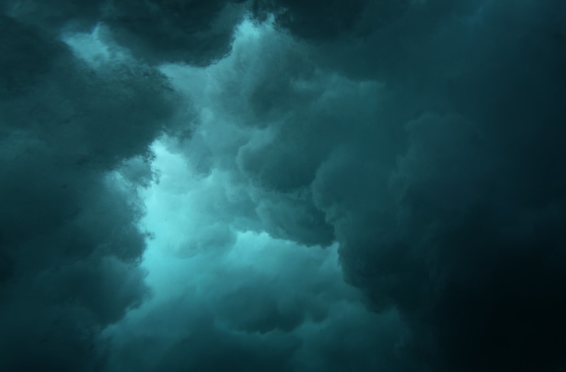 power in nature, torrential rain, wind, storm, overcast, cloud - sky, outdoors, 4K, ominous, dark, meteorology, thunderstorm, night, underwater, rain
