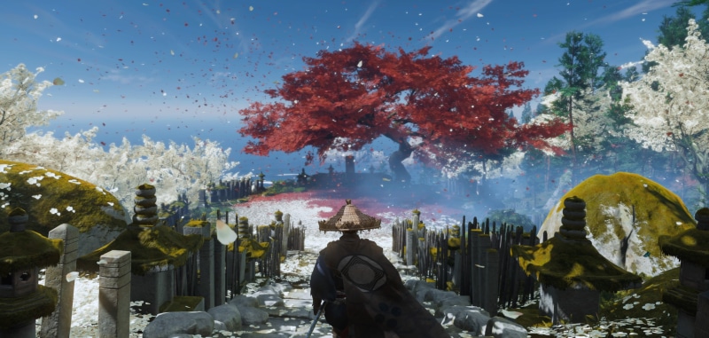 samurai, Ghost of Tsushima, Japan, 2K, PlayStation 4, war, Duel, horse, video games, katana