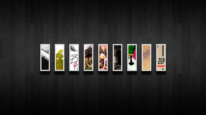 still life, variation, choice, 1080P, copy space, album covers, group of objects, cut out, in a row, creativity, arrangement, black color, Led Zeppelin
