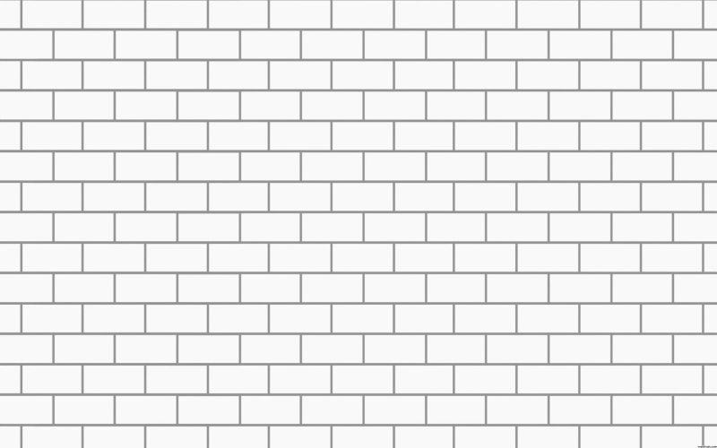 psychedelic rock, 1080P, white background, Pink Floyd, wall, minimalism, abstract, music, digital art, album covers, bricks