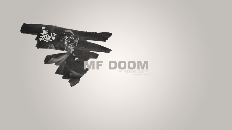 representation, music, communication, 1080P, cut out, MF DOOM, full length, indoors, human representation, studio shot, digital composite, side view, western script