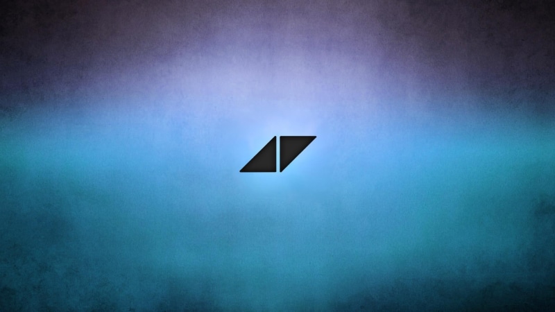 music, blue, logo, black, avicii, hd, rectangular, 1080P