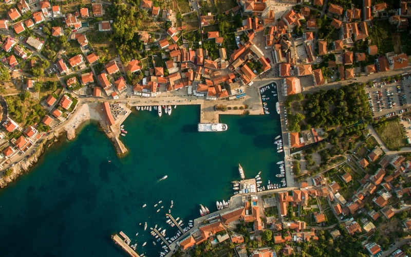 transportation, travel Destinations, nautical Vessel, aerial, day, 1080P, sea, ship, city, buildings, skyscraper, surrounded, cities, dock, boat, panoramic