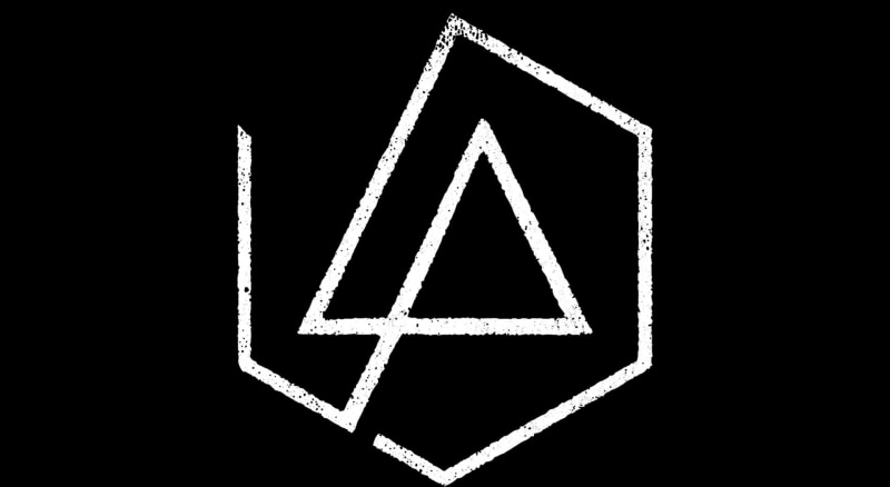 triangle shape, white color, shape, copy space, black, night, pattern, no people, linkin, linkinpark, black color, symbol, arrow symbol, black background