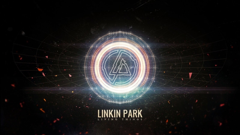 space, light, 720P, futuristic, linkin, light - natural phenomenon, text, illuminated, lighting equipment, shape, Linkin Park, planet - space, logo, night